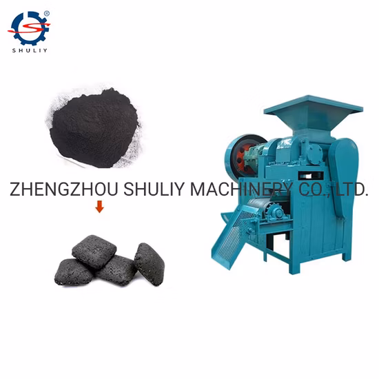 Kohle-Kugelpresse-Brikettmaschine. Holzkohlebrikett-Herstellungsmaschine