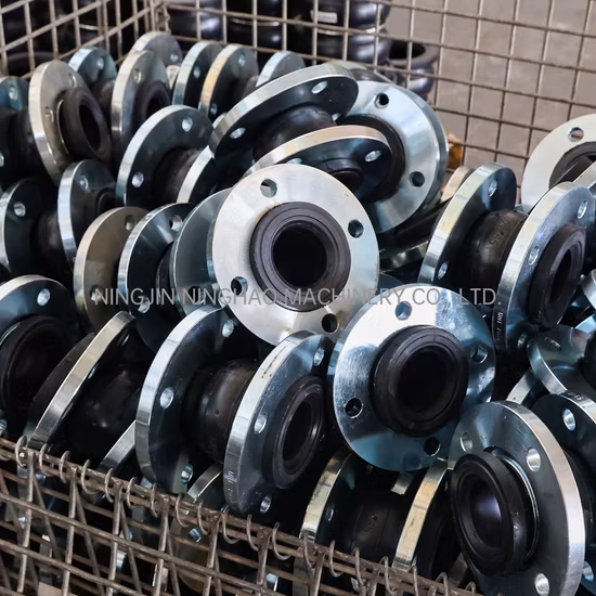 DN300 12 Zoll Metallbalgkompensator Axialkompensator mit Flansch